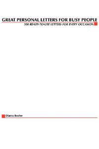 Great Personal Letters for Busy People