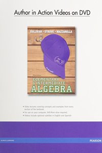 Author in Action Videos on DVD for Elementary and Intermediate Algebra