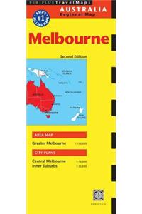 Melbourne Travel Map Second Edition