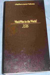 Who's Who in the World 2016