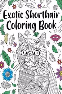 Exotic Shorthair Coloring Book