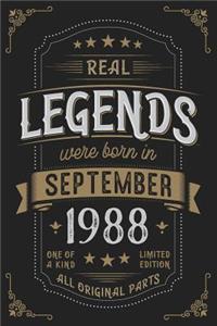 Real Legends were born in September 1988
