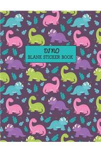 Dino Blank Sticker Book