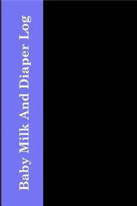 Baby Milk And Diaper Log