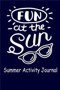 Fun at the Sun Summer Activity Journal