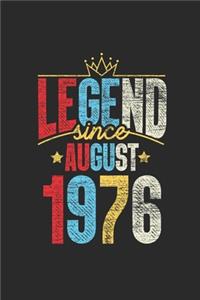 Legend Since August 1976