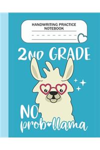 Handwriting Practice Notebook - 2nd Grade No Prob-llama