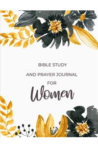 Bible Study and Prayer Journal for Women