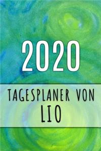 2020 Tagesplaner von Lio: Personalisierter Kalender für 2020 mit deinem Vornamen