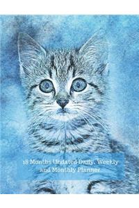 18 Months Undated Daily, Weekly and Monthly Planner