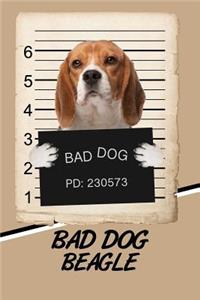 Bad Dog Beagle: Comprehensive Garden Notebook with Garden Record Diary, Garden Plan Worksheet, Monthly or Seasonal Planting Planner, Expenses, Chore List, Highlight