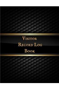 Visitor Record Log Book