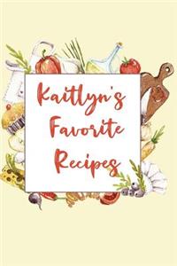 Kaitlyn's Favorite Recipes