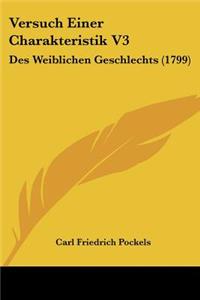 Versuch Einer Charakteristik V3