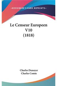 Le Censeur Europeen V10 (1818)
