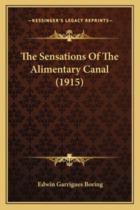 The Sensations Of The Alimentary Canal (1915)