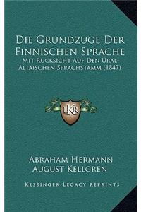 Die Grundzuge Der Finnischen Sprache