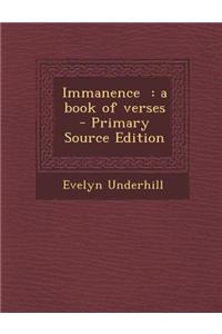 Immanence