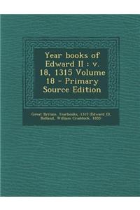 Year Books of Edward II
