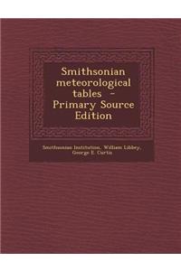 Smithsonian Meteorological Tables