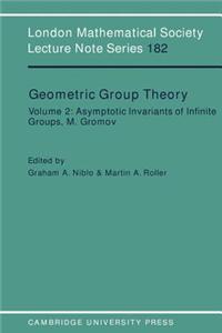 Geometric Group Theory