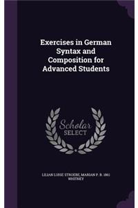 Exercises in German Syntax and Composition for Advanced Students