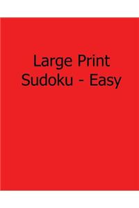 Large Print Sudoku - Easy