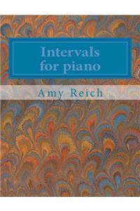Intervals for piano