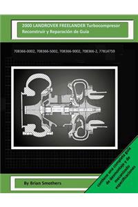 2000 LANDROVER FREELANDER Turbocompresor Reconstruir y Reparación de Guía