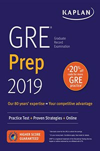 GRE Prep 2019: Practice Tests + Proven Strategies + Online