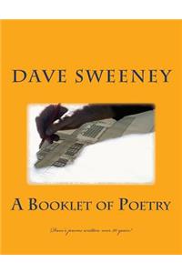 A Booklet of Poetry