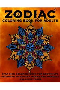 Zodiac Coloring Book For Adults