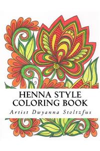 Henna Style Coloring Book