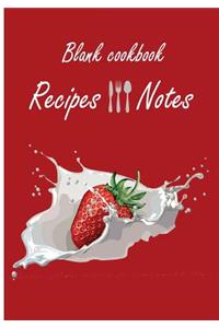 Blank cookbook