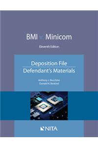 BMI v. Minicom Deposition File, Defendant's Materials