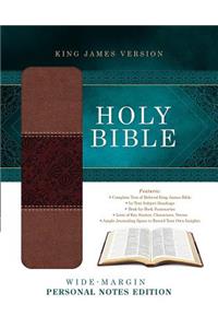 Wide-Margin Personal Notes Bible-KJV