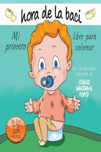 Mi primero hora de la baci libro para colorear