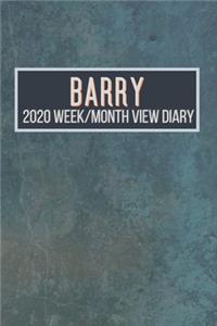 BARRY 2020 Week/Month View Diary