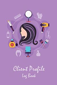 Customer client profile log book