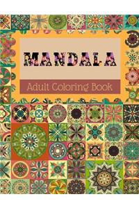 MANDALA Adult Coloring Book