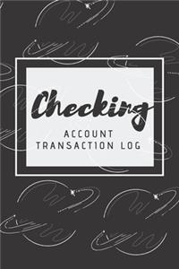 Checking Account Transaction Log