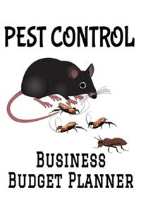 Pest Control Business Budget Planner