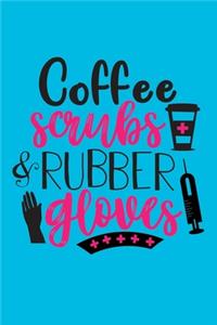 Coffee Scrubs And Rubber Gloves