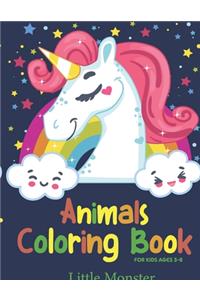 Animals colouring books