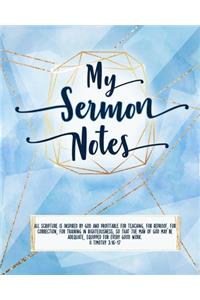 My Sermon Notes
