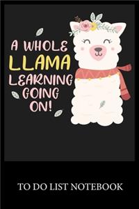 A Whole Llama Learning Going On!