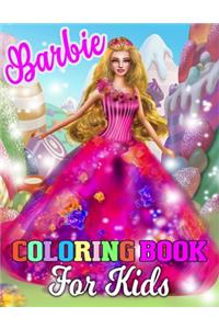 Barbie coloring book for kids