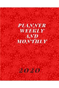 Planner Weekly and Monthly 2020