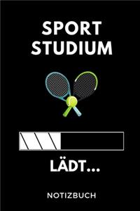 Sport Studium Lädt... Notizbuch