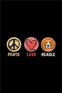 Peace Love Beagle